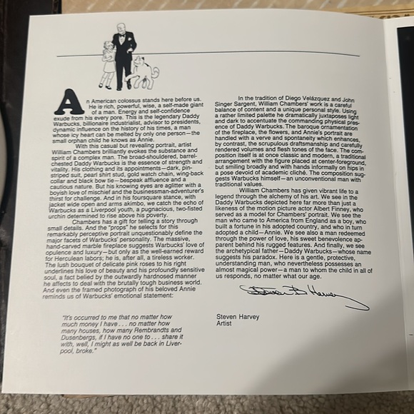 NIB 1982 Daddy Warbucks Collectors Plate by Steven Harvey 4 Edwin Knowles - Picture 9 of 9